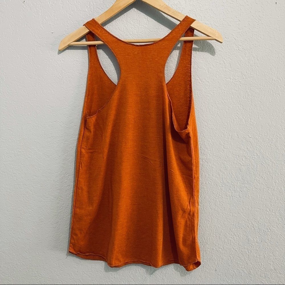 NWOT Over the Limit Orange Racerback Tank‎ Top M - Picture 9 of 14